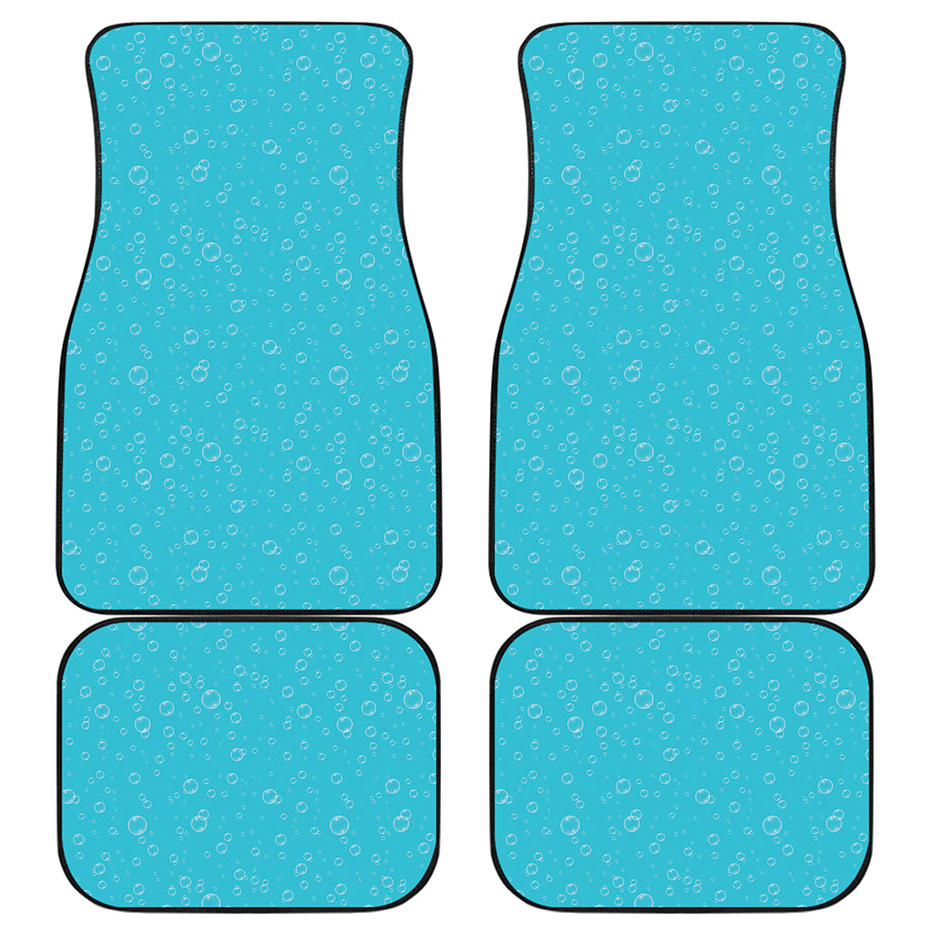 Ocean Bubble Pattern Print Front and Back Car Floor Mats