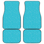 Ocean Bubble Pattern Print Front and Back Car Floor Mats