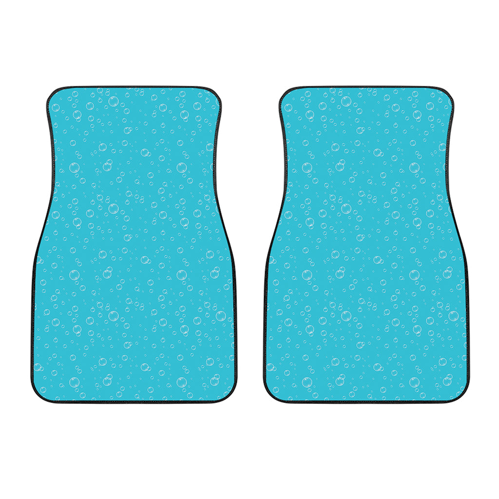 Ocean Bubble Pattern Print Front Car Floor Mats