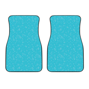 Ocean Bubble Pattern Print Front Car Floor Mats