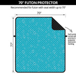 Ocean Bubble Pattern Print Futon Protector