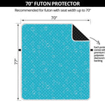 Ocean Bubble Pattern Print Futon Protector