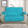 Ocean Bubble Pattern Print Half Sofa Protector