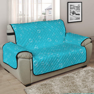 Ocean Bubble Pattern Print Half Sofa Protector