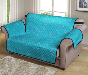 Ocean Bubble Pattern Print Loveseat Protector