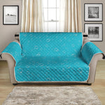 Ocean Bubble Pattern Print Loveseat Protector