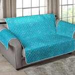 Ocean Bubble Pattern Print Loveseat Protector