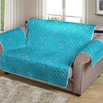 Ocean Bubble Pattern Print Loveseat Protector