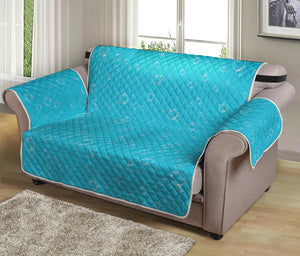 Ocean Bubble Pattern Print Loveseat Protector