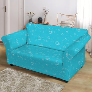 Ocean Bubble Pattern Print Loveseat Slipcover