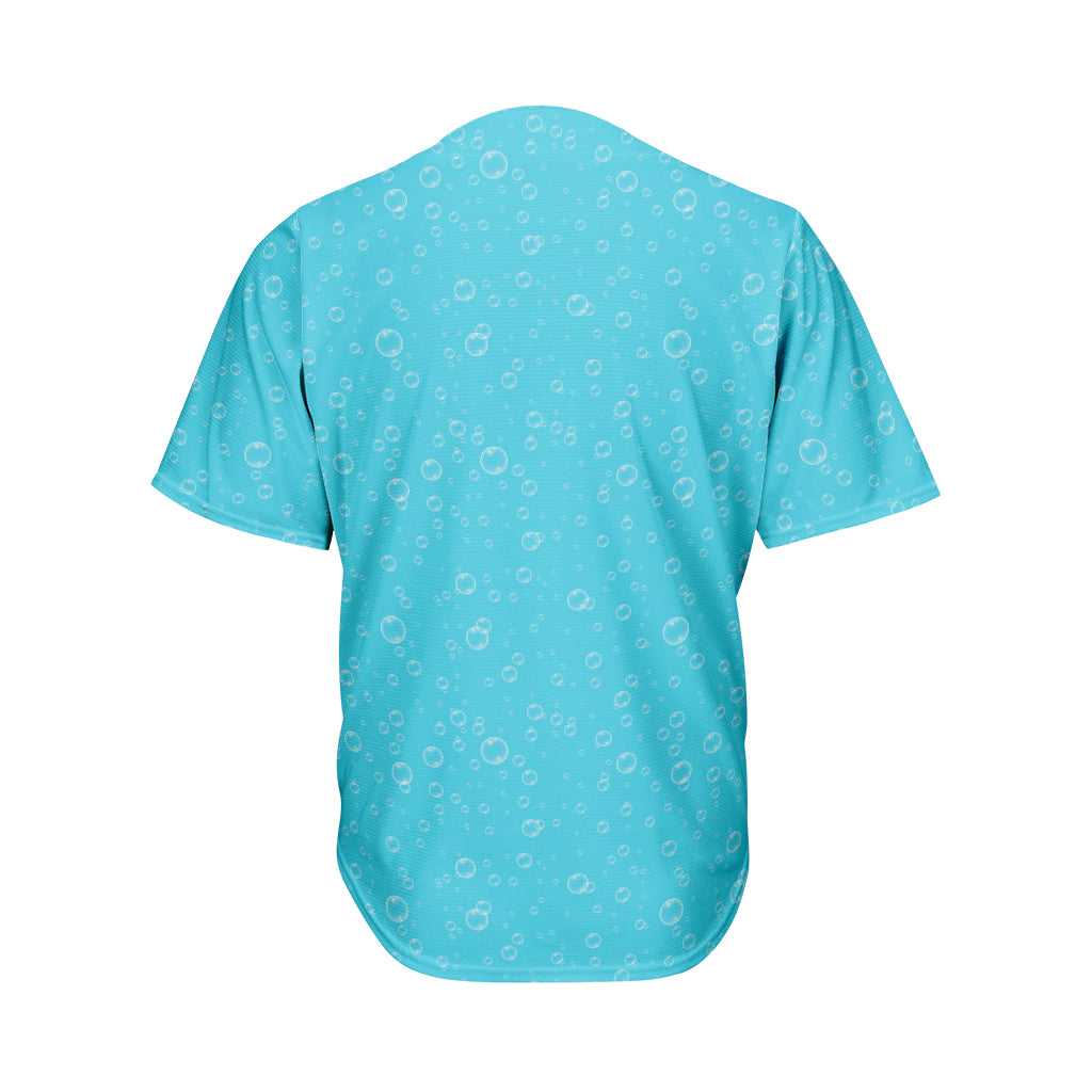 Ocean Bubble Pattern Print Men's Baseball Jersey