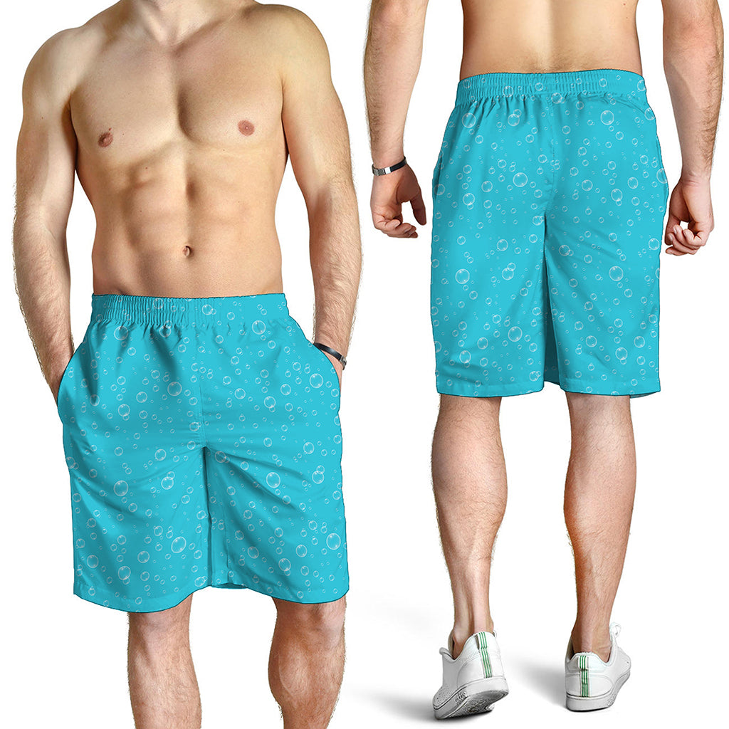 Ocean Bubble Pattern Print Men's Shorts