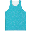 Ocean Bubble Pattern Print Men's Tank Top