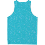 Ocean Bubble Pattern Print Men's Tank Top