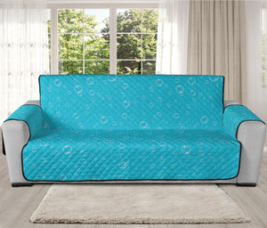 Ocean Bubble Pattern Print Oversized Sofa Protector