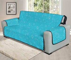 Ocean Bubble Pattern Print Oversized Sofa Protector