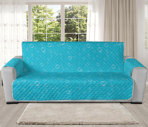 Ocean Bubble Pattern Print Oversized Sofa Protector