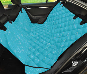 Ocean Bubble Pattern Print Pet Car Back Seat Cover