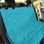 Ocean Bubble Pattern Print Pet Car Back Seat Cover