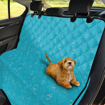 Ocean Bubble Pattern Print Pet Car Back Seat Cover