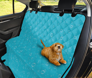 Ocean Bubble Pattern Print Pet Car Back Seat Cover