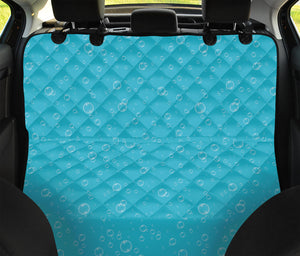 Ocean Bubble Pattern Print Pet Car Back Seat Cover