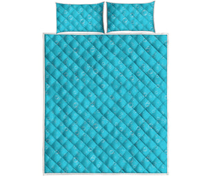 Ocean Bubble Pattern Print Quilt Bed Set