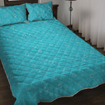 Ocean Bubble Pattern Print Quilt Bed Set