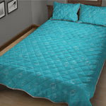 Ocean Bubble Pattern Print Quilt Bed Set