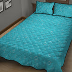 Ocean Bubble Pattern Print Quilt Bed Set