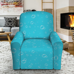 Ocean Bubble Pattern Print Recliner Slipcover