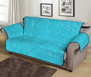 Ocean Bubble Pattern Print Sofa Protector