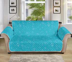 Ocean Bubble Pattern Print Sofa Protector