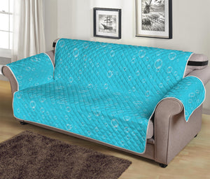 Ocean Bubble Pattern Print Sofa Protector