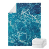 Ocean Surface Print Blanket