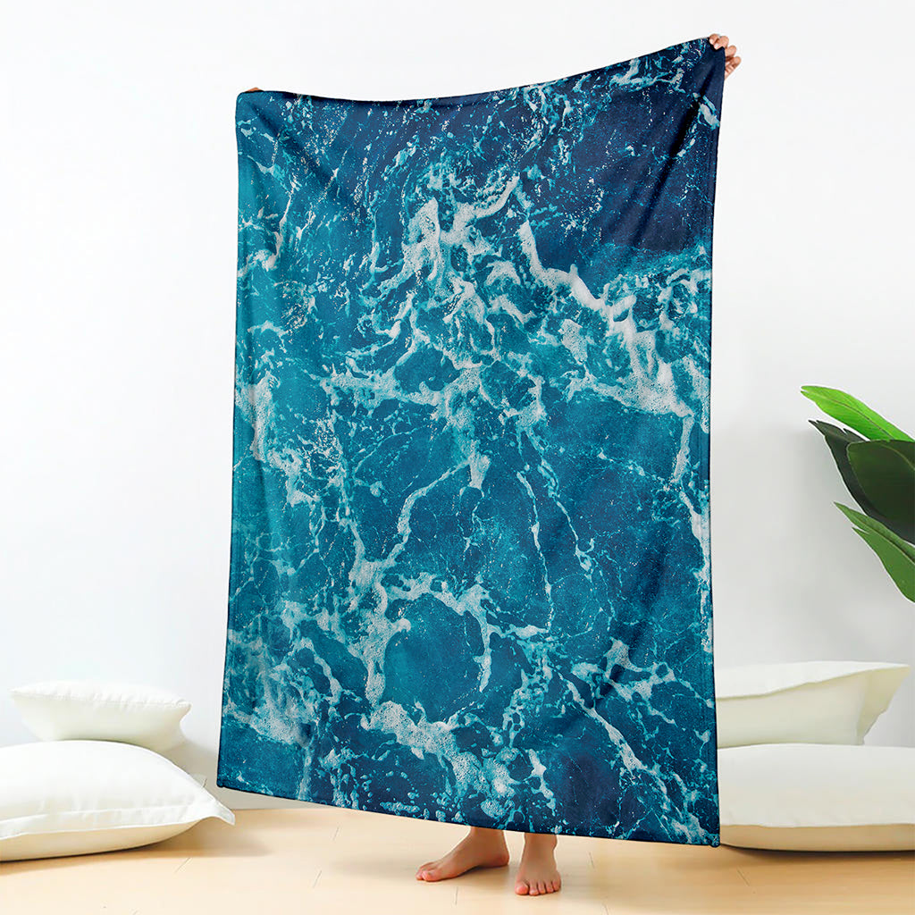 Ocean Surface Print Blanket