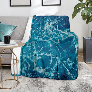 Ocean Surface Print Blanket