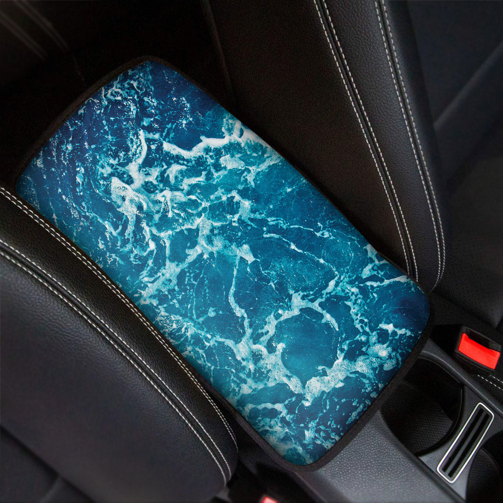 Ocean Surface Print Car Center Console Cover