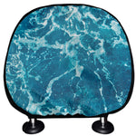 Ocean Surface Print Car Headrest Covers
