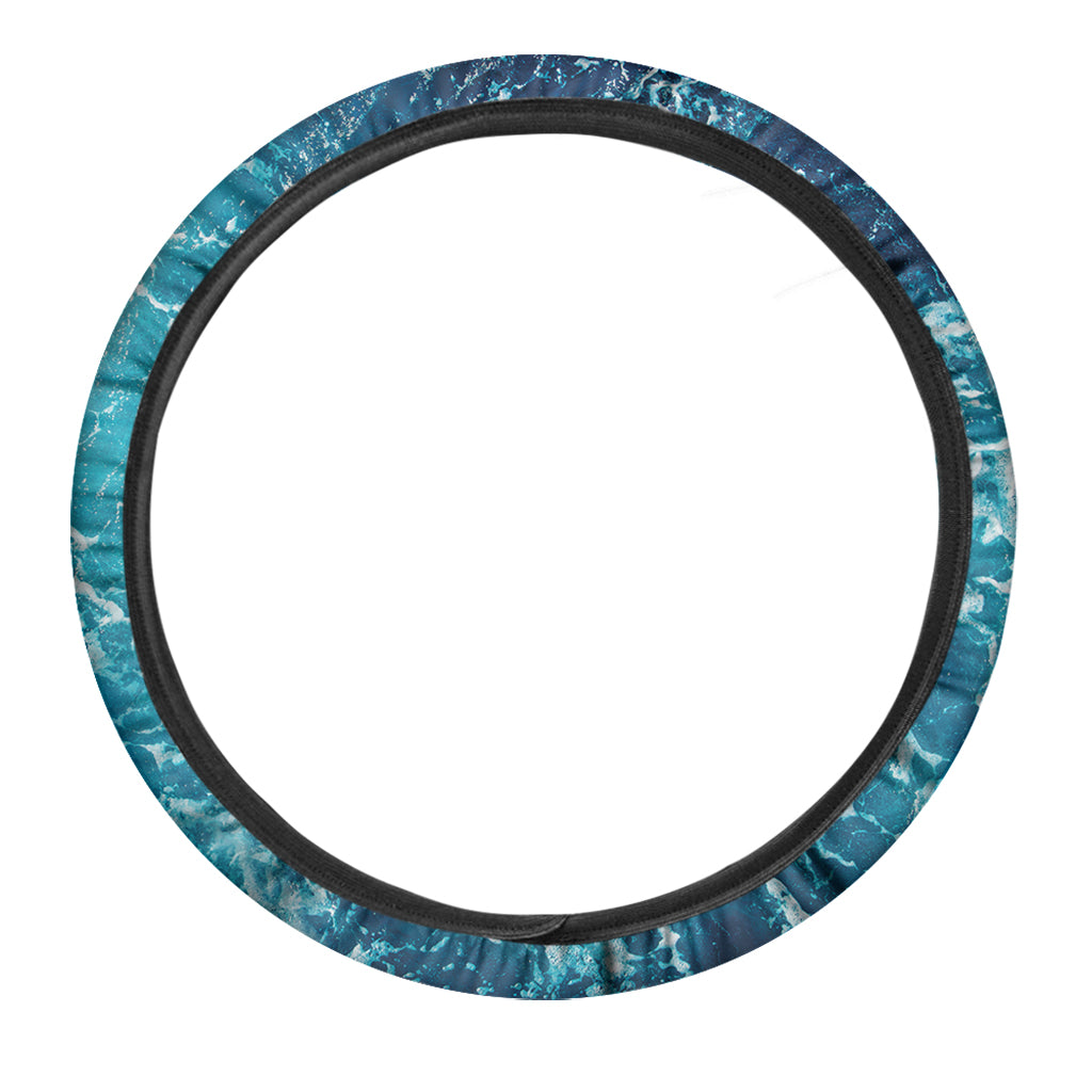 Ocean Surface Print Car Steering Wheel Cover