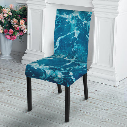 Ocean Surface Print Dining Chair Slipcover