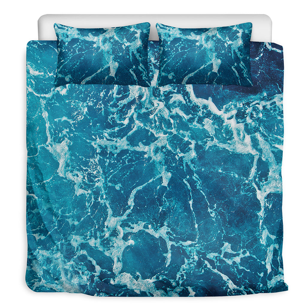 Ocean Surface Print Duvet Cover Bedding Set