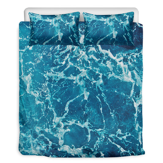 Ocean Surface Print Duvet Cover Bedding Set