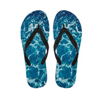 Ocean Surface Print Flip Flops