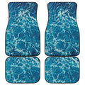 Ocean Surface Print Front and Back Car Floor Mats