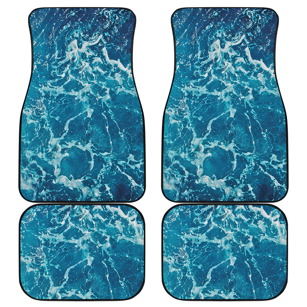 Ocean Surface Print Front and Back Car Floor Mats