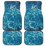 Ocean Surface Print Front and Back Car Floor Mats