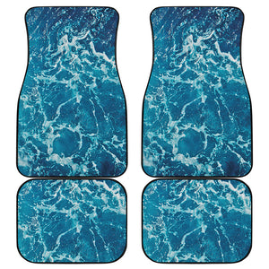 Ocean Surface Print Front and Back Car Floor Mats