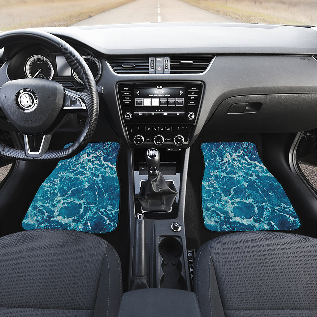 Ocean Surface Print Front and Back Car Floor Mats