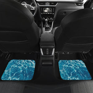 Ocean Surface Print Front and Back Car Floor Mats